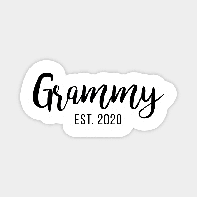 Grammy Est 2020 - Grandma Birthday Gift Magnet by stonefruit