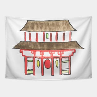 Tokyo Icons: Asakusa Temple Tapestry