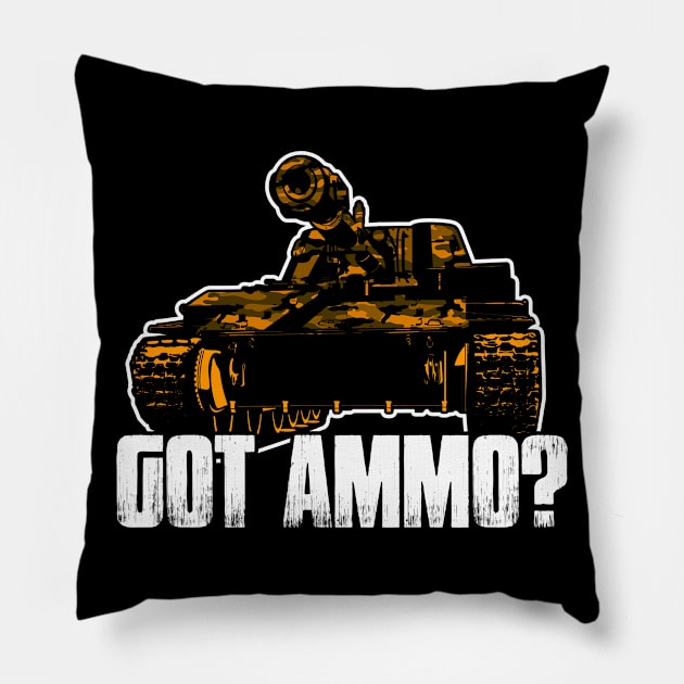 Got Ammo? Tanks-Tank-Forces-Panzer Pillow by schmomsen