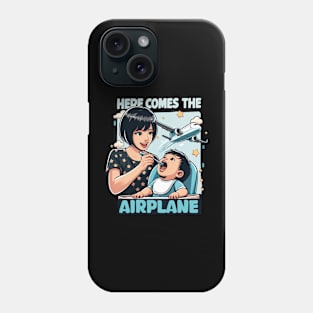 Here Comes The Airplane Mom Son Funny Mother's Day Saying Phone Case