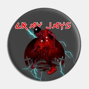 Iron Grayden Pin