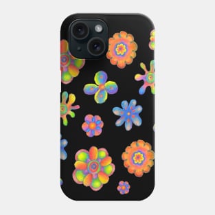 Flowers drawn with Pencils Phone Case