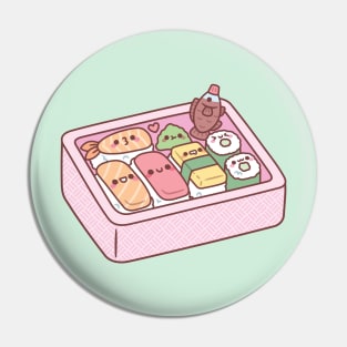 Kawaii Japanese Bento Box Sushi Pin