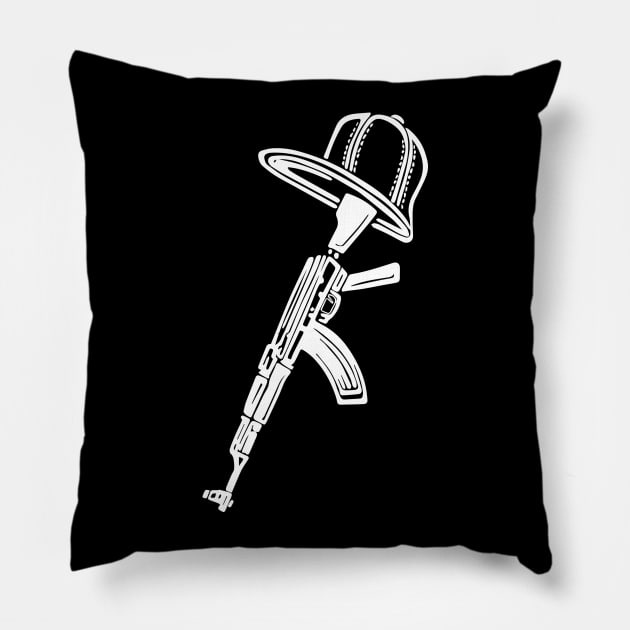 Machine Gun Coka Pillow by weirdude