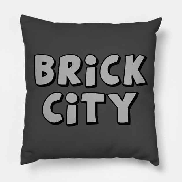 Brick City Pillow by ChilleeW