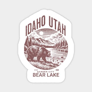 Bear Lake Idaho–Utah vintage 1989 Magnet