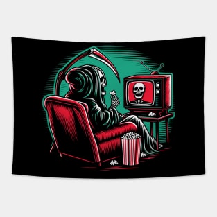 Horror Movies Addict - Without text Tapestry