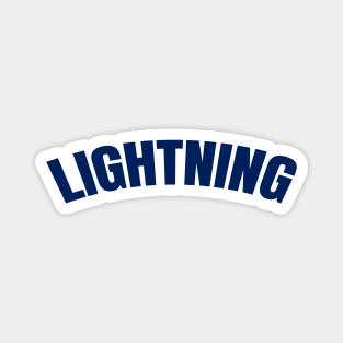 lightning blue Magnet