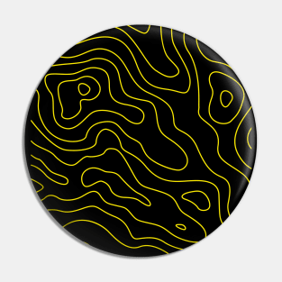 Neon Contours Pin