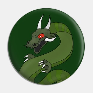 Dragon with red eyes Pin