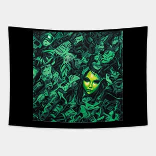 Alien doll Tapestry