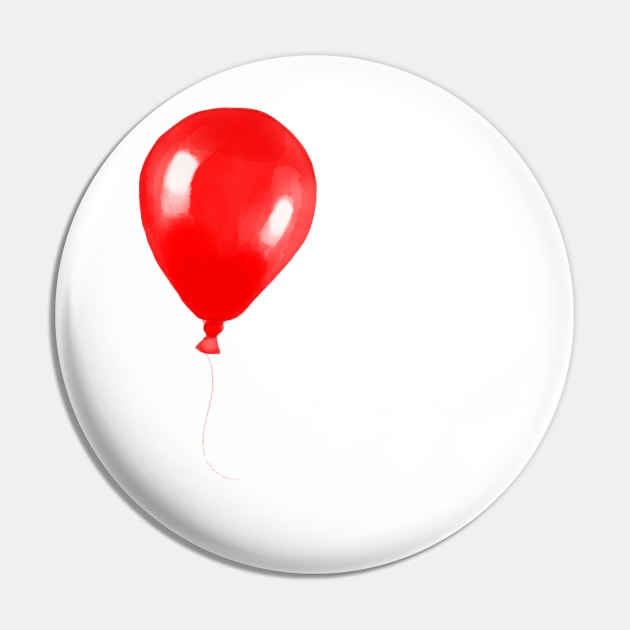 Red Balloon Pin by melissamiddle