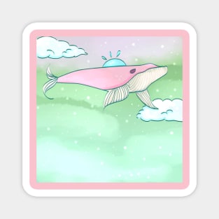 PINK WHALE Magnet