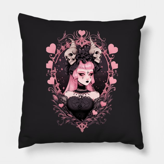 Goth Queen Pillow by DarkSideRunners