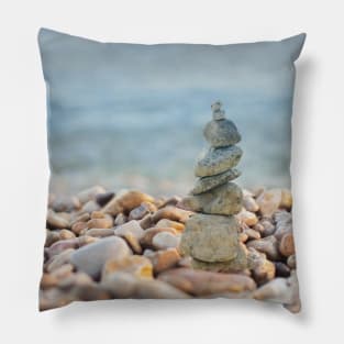 Stacked Rocks Meme- Rock balancing Pillow