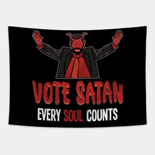 Vote Satan - For the dark side Tapestry