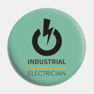 Industrial electrician wired for succes, electrician gift, High voltage, lineman Pin