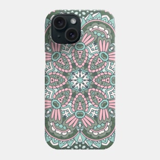 Colorful Indian Mexican Ethnic Oriental Rug Mandala Boho Pattern Phone Case