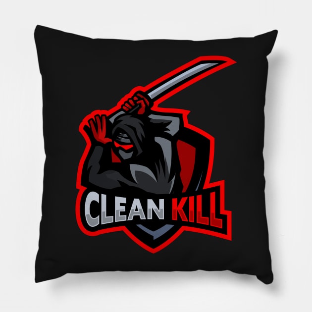 team logo Pillow by CLEANKILLESPORTS1