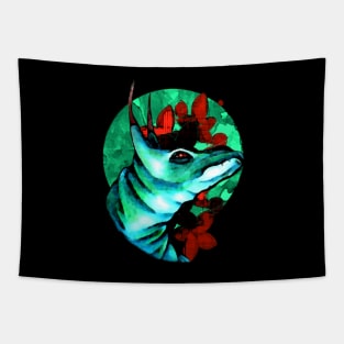 Floral Dino Beauty Tapestry