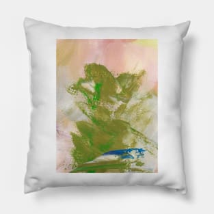 Abstract Mix Media Painting 1 Pillow