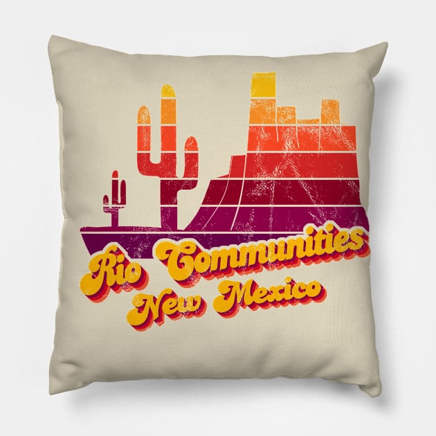 Rio Communities New Mexico Pillow by Jennifer