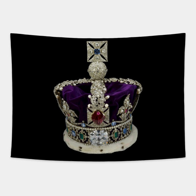 Imperial State Crown Tapestry by byb