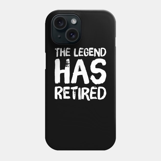 The legend has retired Phone Case by captainmood