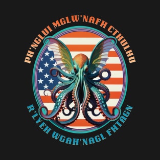4th of July Cthulhu Summer Old God Celebration T-Shirt