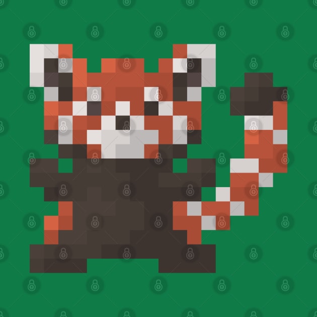 Cute Red Panda Pixel! by Tatsu_chan