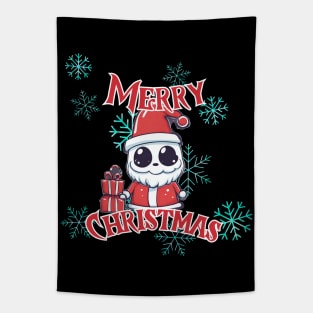 Cute Alien Santa Tapestry