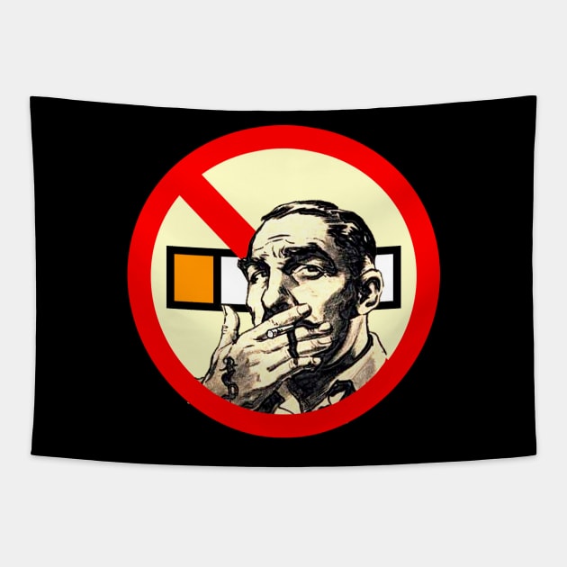 Smoking is prohibited Tapestry by Marccelus