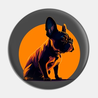 French Bulldog, love in every wrinkle Pin