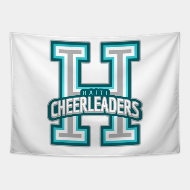 Haiti Cheerleader Tapestry by Tip Top Tee's