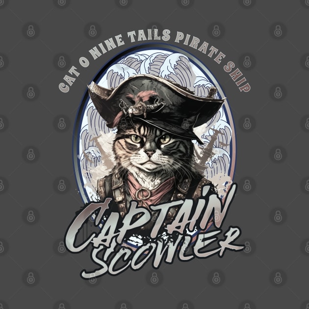 Captain Scowler Pirate Cat by Bootylicious