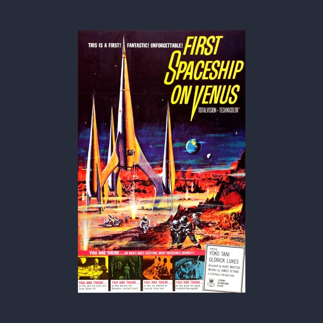 Classic Science Fiction Movie Poster - First Spaceship on Venus by Starbase79