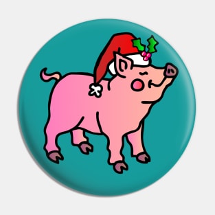 Santa Pig Pin