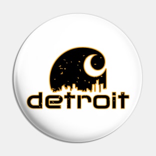 Detroit Waves Pin
