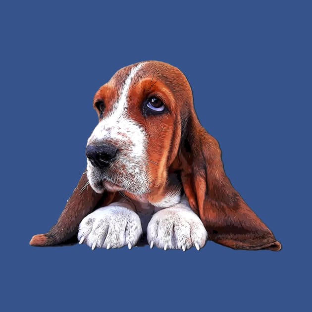 Basset Hound Puppy Dog by Elarex