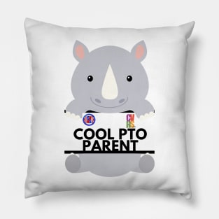 CVHS PTO BABY RHINO COOL PTO PARENT Pillow