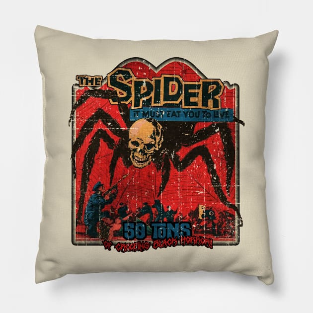 The Spider 1958 // Vintage Pillow by Kiranamaraya