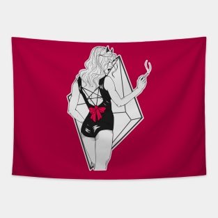 Pink Demon Tapestry