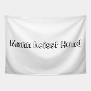 Mann beisst Hund // Typography Design Tapestry