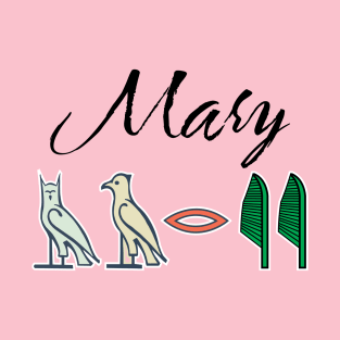 MARY-American names in hieroglyphic letters,  a Khartouch T-Shirt