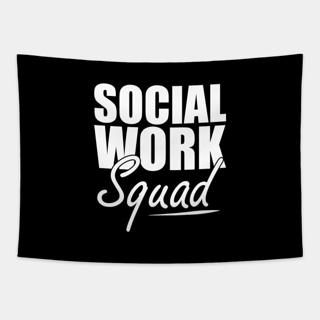 Social Work Squad w Tapestry by KC Happy Shop