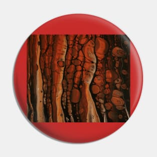 RIVER RED BUBBLES Pin