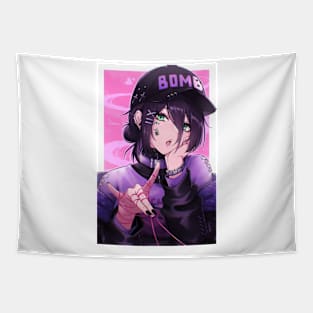 GIRLS anime Tapestry