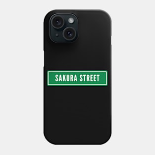 Sakura Le Sserafim Street Sign Phone Case