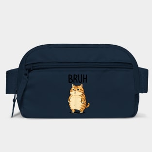 Cute Orange Cat Serving Big Bruh Energy fun design Bag