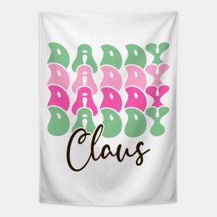 Daddy Claus Retro Christmas Tapestry